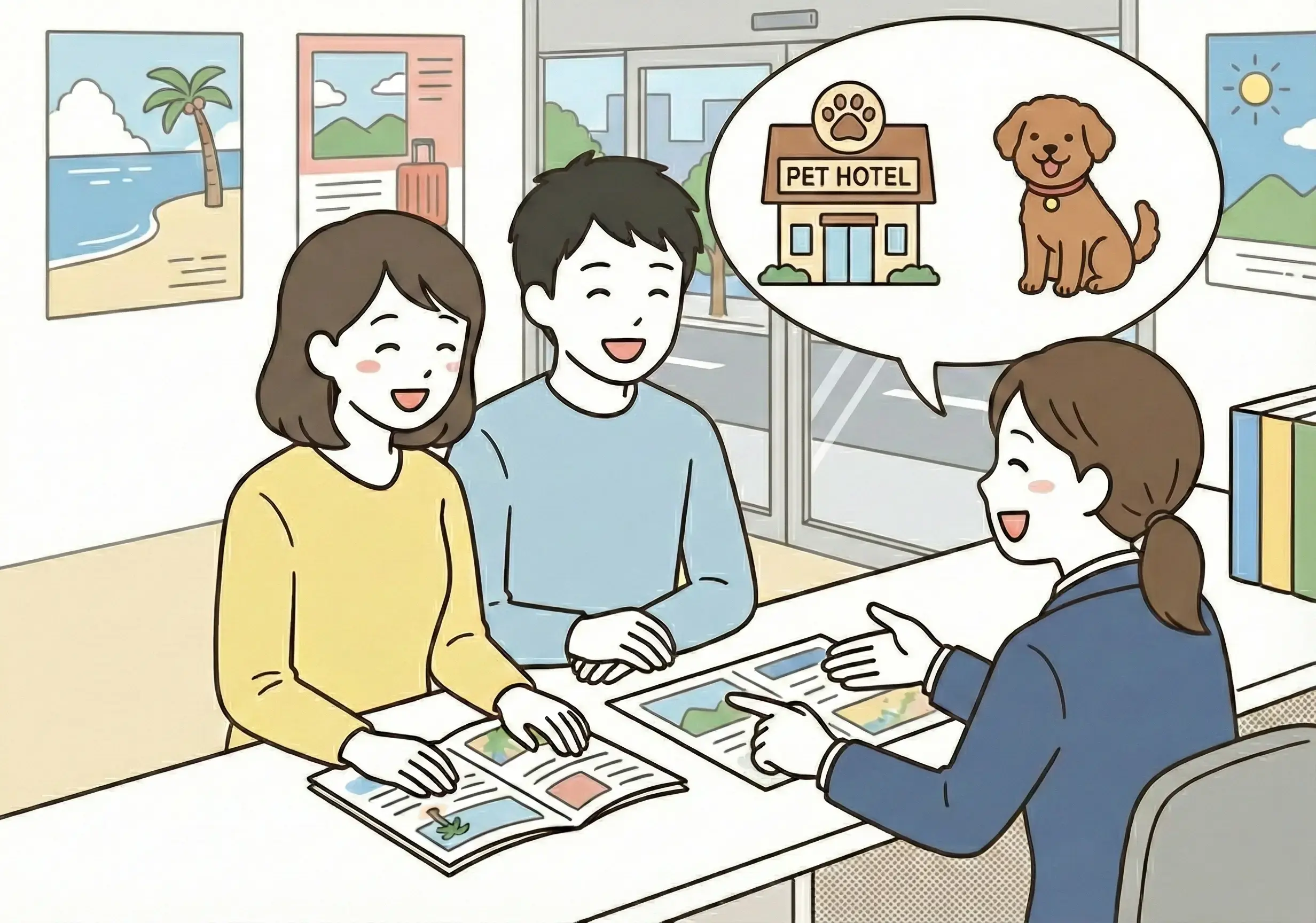 旅行会社の提携イメージ