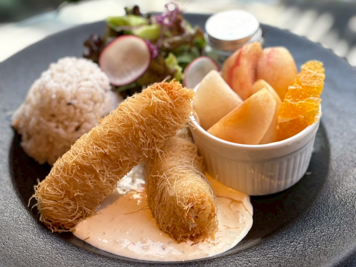 エビのカダイフプレート